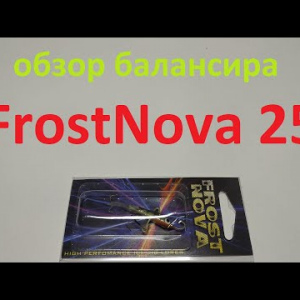 Видеообзор бюджетного балансира FrostNova 25 по заказу Fmagazin