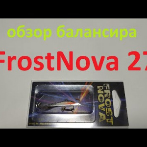 Видеообзор бюджетного балансира FrostNova 27 по заказу Fmagazin