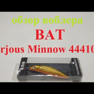 Видеообзор воблера BAT Curjous Minnow 4441080 по заказу Fmagazin