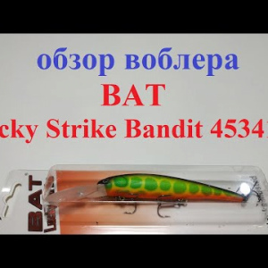 Видеообзор воблера BAT Lucky Strike Bandit 4534120 по заказу Fmagazin