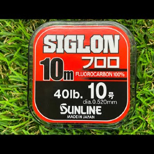 Обзор флюорокарбоновой лески Sunline Siglon Fluoro по заказу Fmagazin