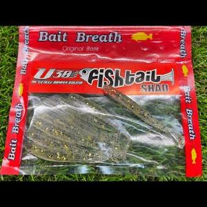Обзор силиконовой приманки Bait Breath Fish Tail Shad U30 по заказу Fmagazin
