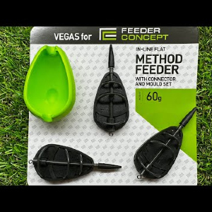 Обзор набора кормушек Feeder Concept Vegas Flat Method по заказу Fmagazin