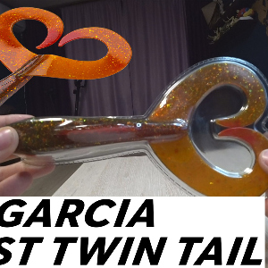 Распаковка cиликоновой приманки Abu Garcia Beast Twin Tail по заказу Fmagazin