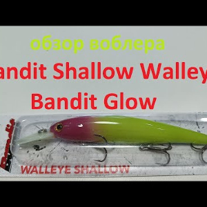 Видеообзор воблера Bandit Shallow Walleye Bandit Glow по заказу Fmagazin